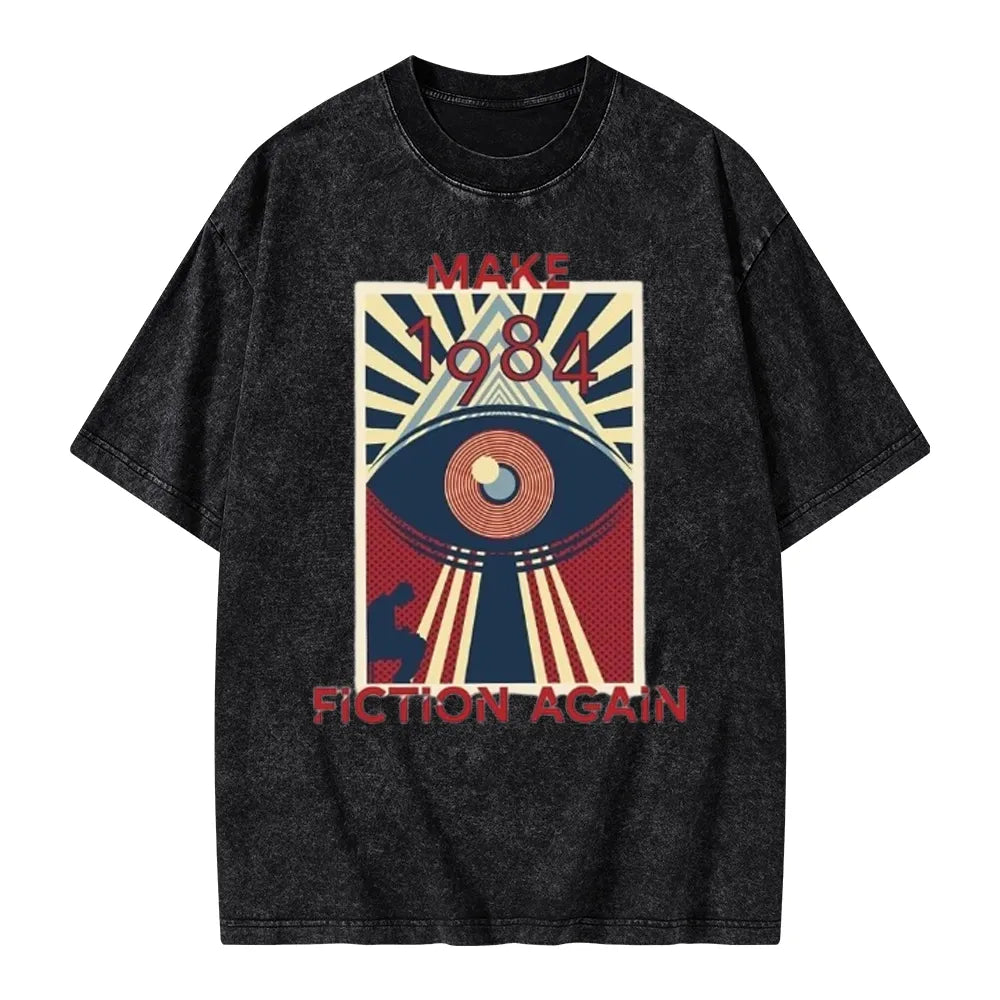 Nineteen Eighty-Four Unisex Washed T-shirt