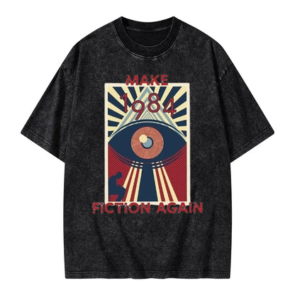 Nineteen Eighty-Four Unisex Washed T-shirt