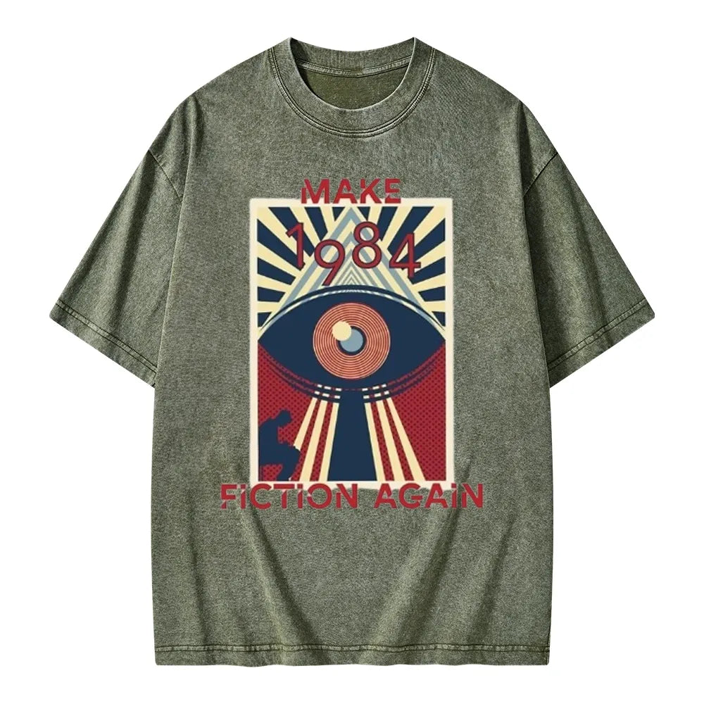 Nineteen Eighty-Four Unisex Washed T-shirt