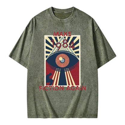 Nineteen Eighty-Four Unisex Washed T-shirt