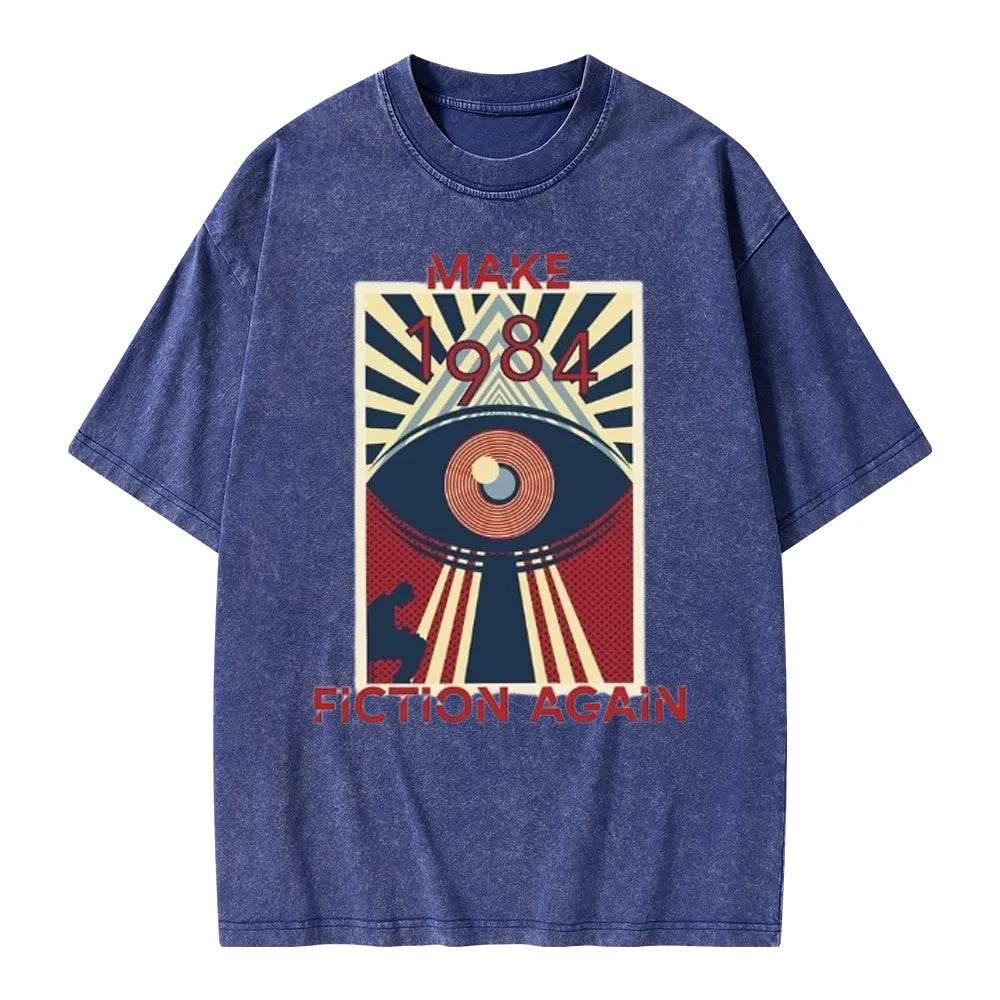 Nineteen Eighty-Four Unisex Washed T-shirt