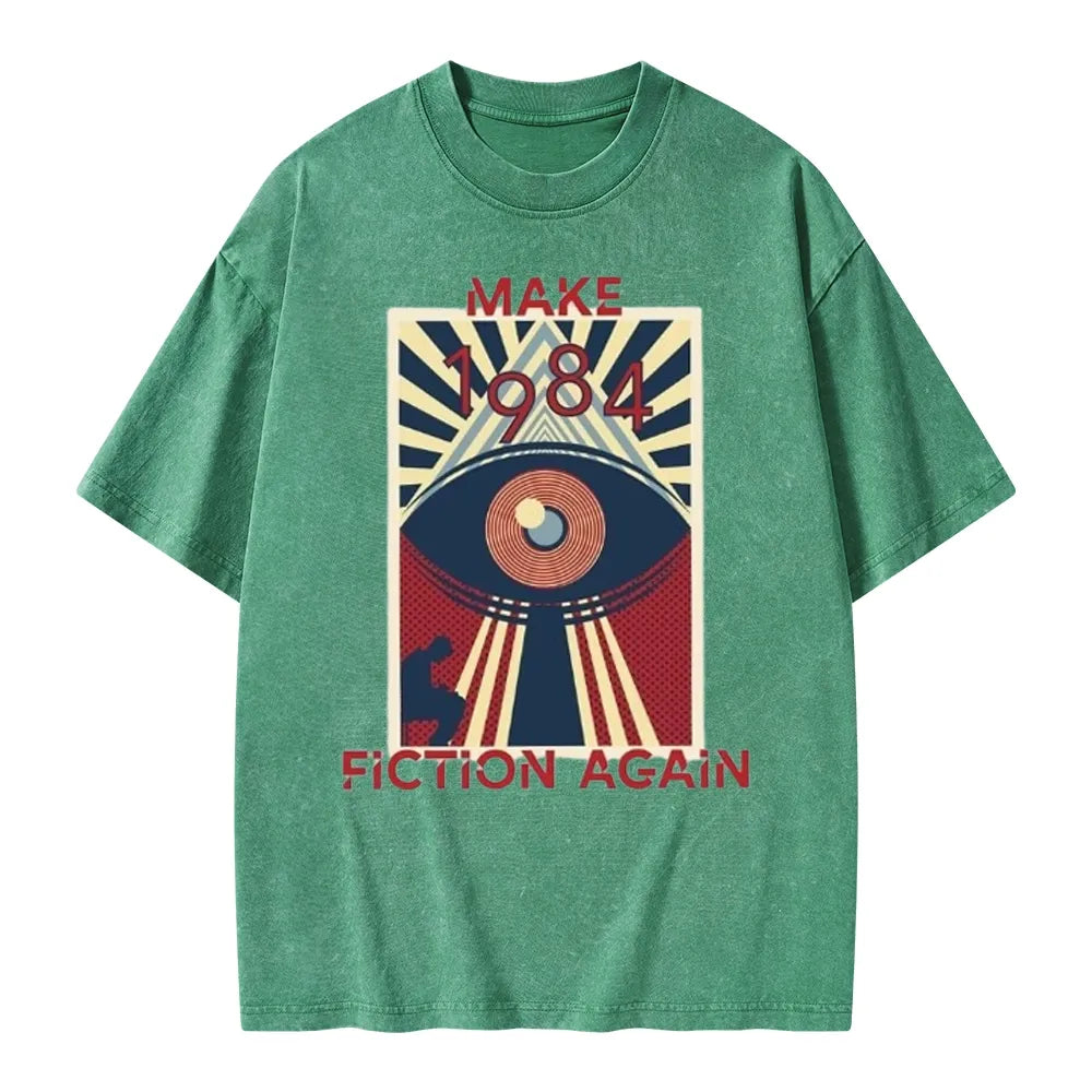 Nineteen Eighty-Four Unisex Washed T-shirt