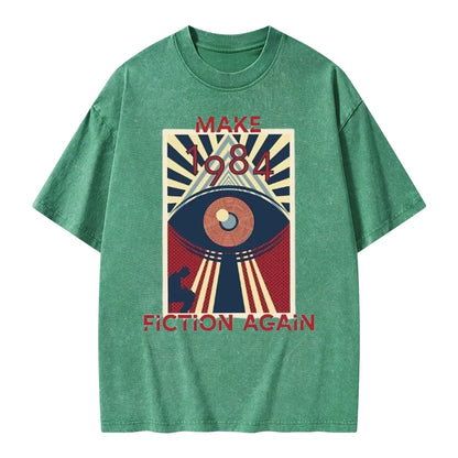Nineteen Eighty-Four Unisex Washed T-shirt