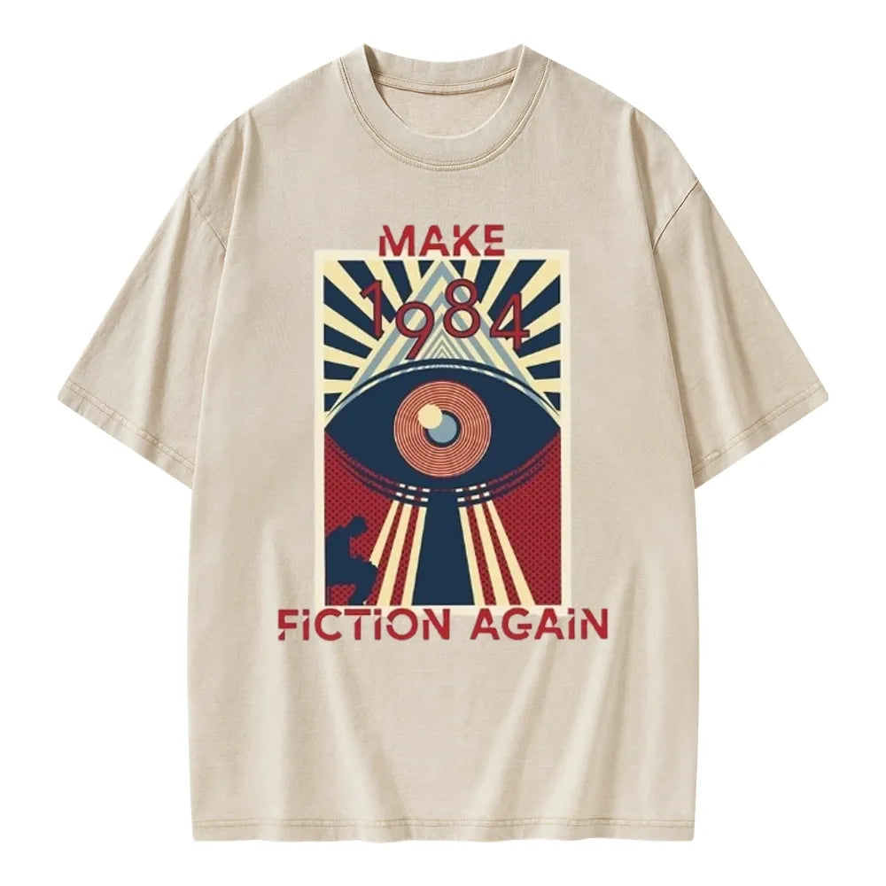 Nineteen Eighty-Four Unisex Washed T-shirt