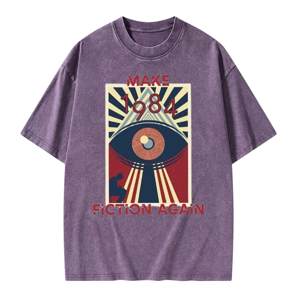 Nineteen Eighty-Four Unisex Washed T-shirt