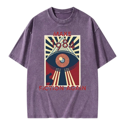 Nineteen Eighty-Four Unisex Washed T-shirt