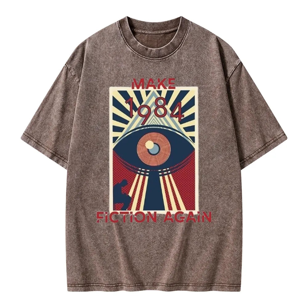 Nineteen Eighty-Four Unisex Washed T-shirt