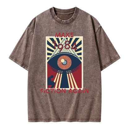 Nineteen Eighty-Four Unisex Washed T-shirt
