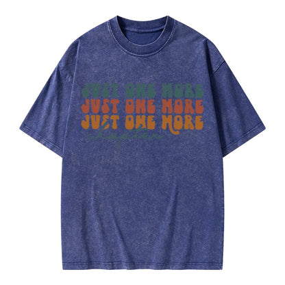 Just One More Chapter Unisex Washed T-shirt