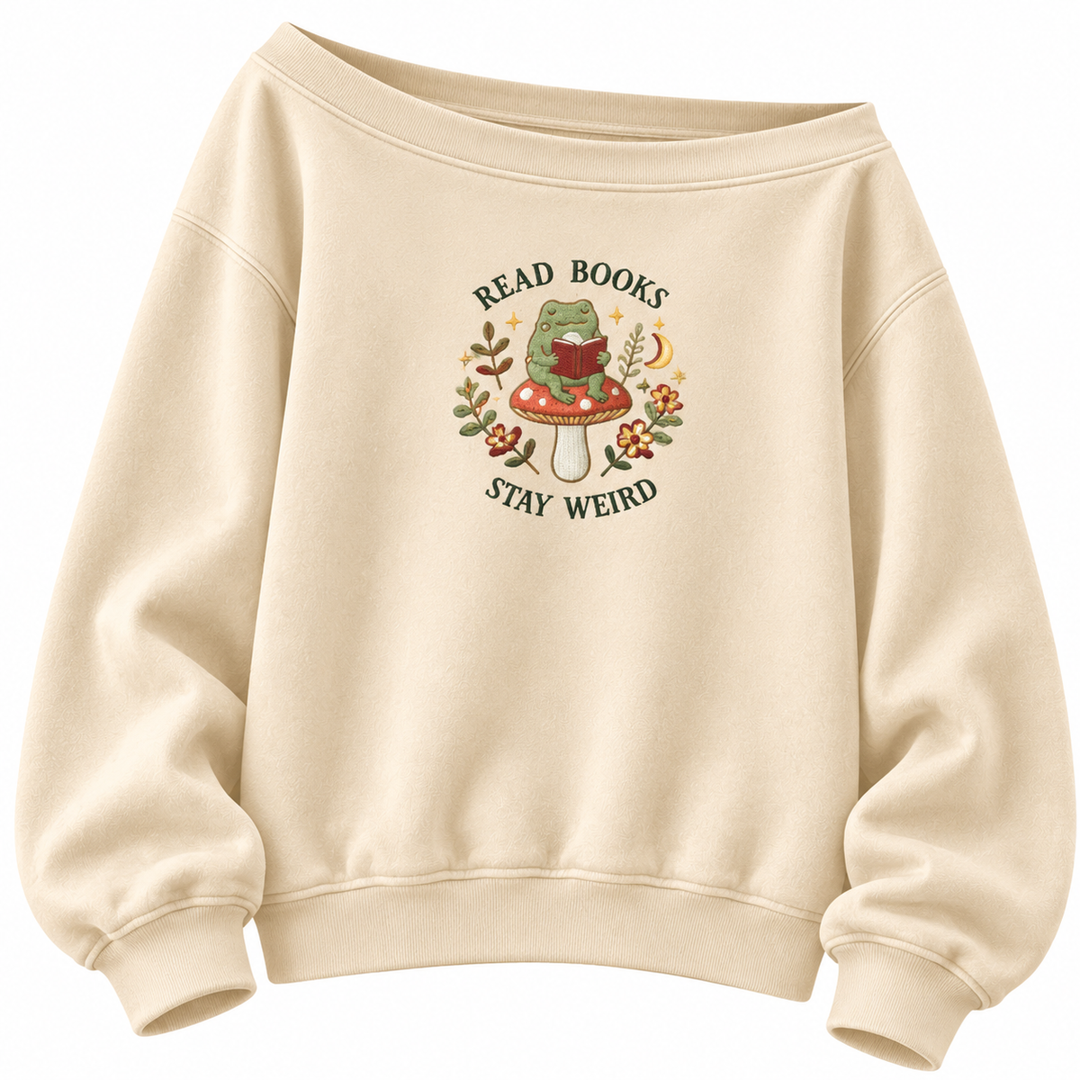 Read Books Stay Weird Sweatshirt