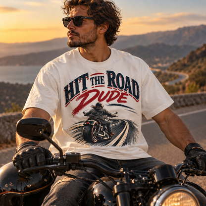 Hit The road Dude Shirt - Biker Edition