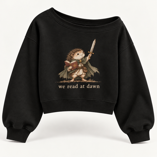 We Read At Dawn Cozy Sweatshirt
