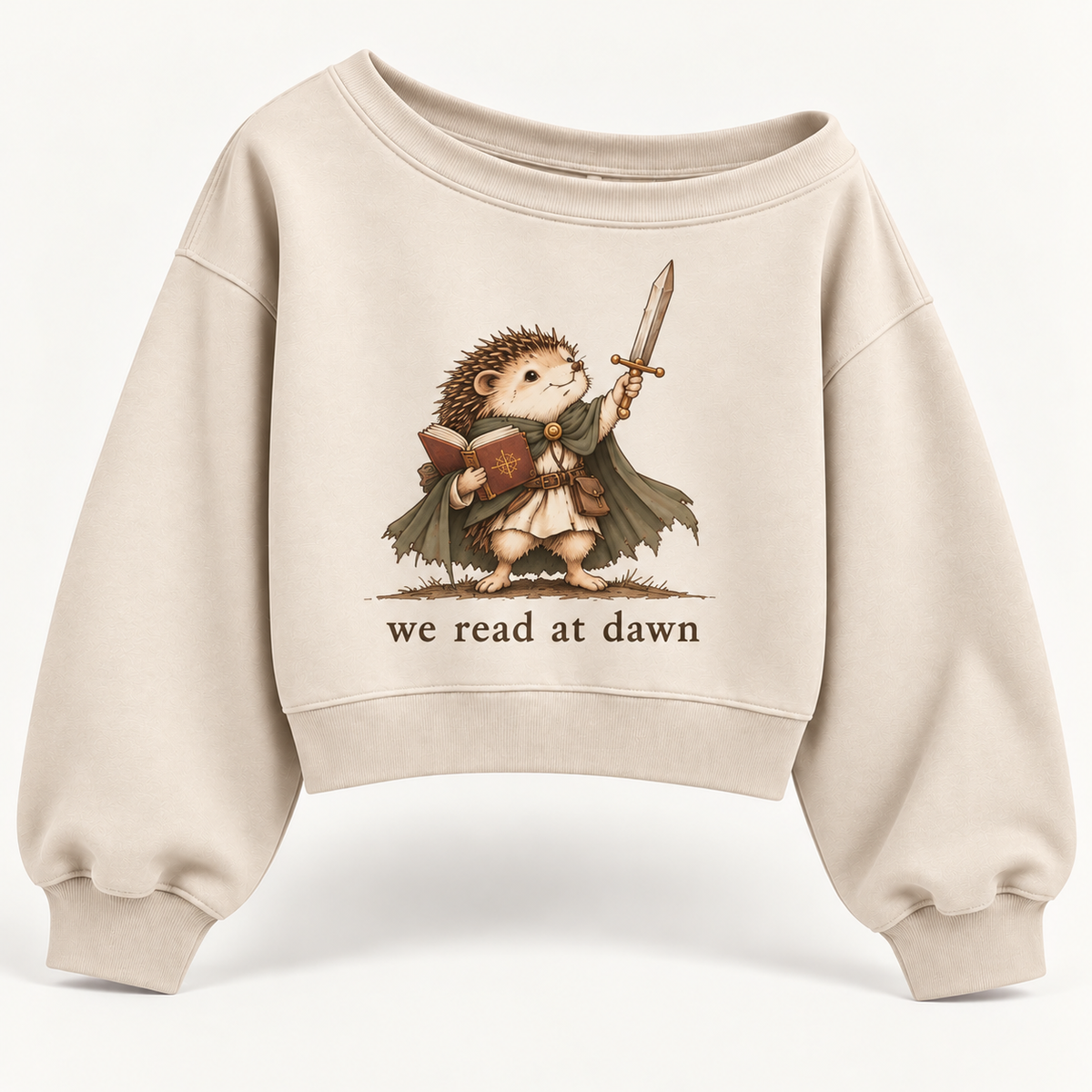 We Read At Dawn Cozy Sweatshirt