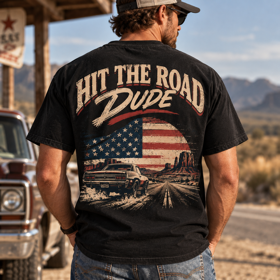 Hit The road Duude Shirt - everyday style