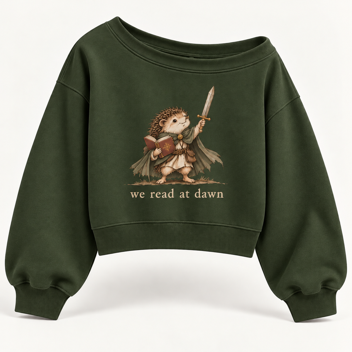 We Read At Dawn Cozy Sweatshirt