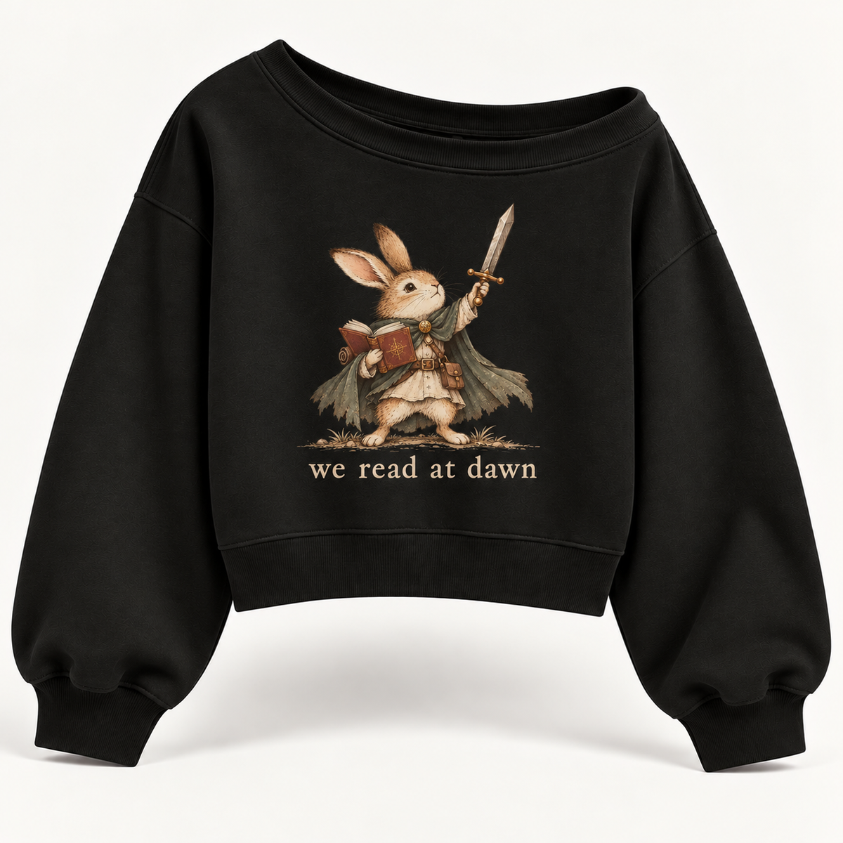 We Read At Dawn Rabbit Sweatshirt