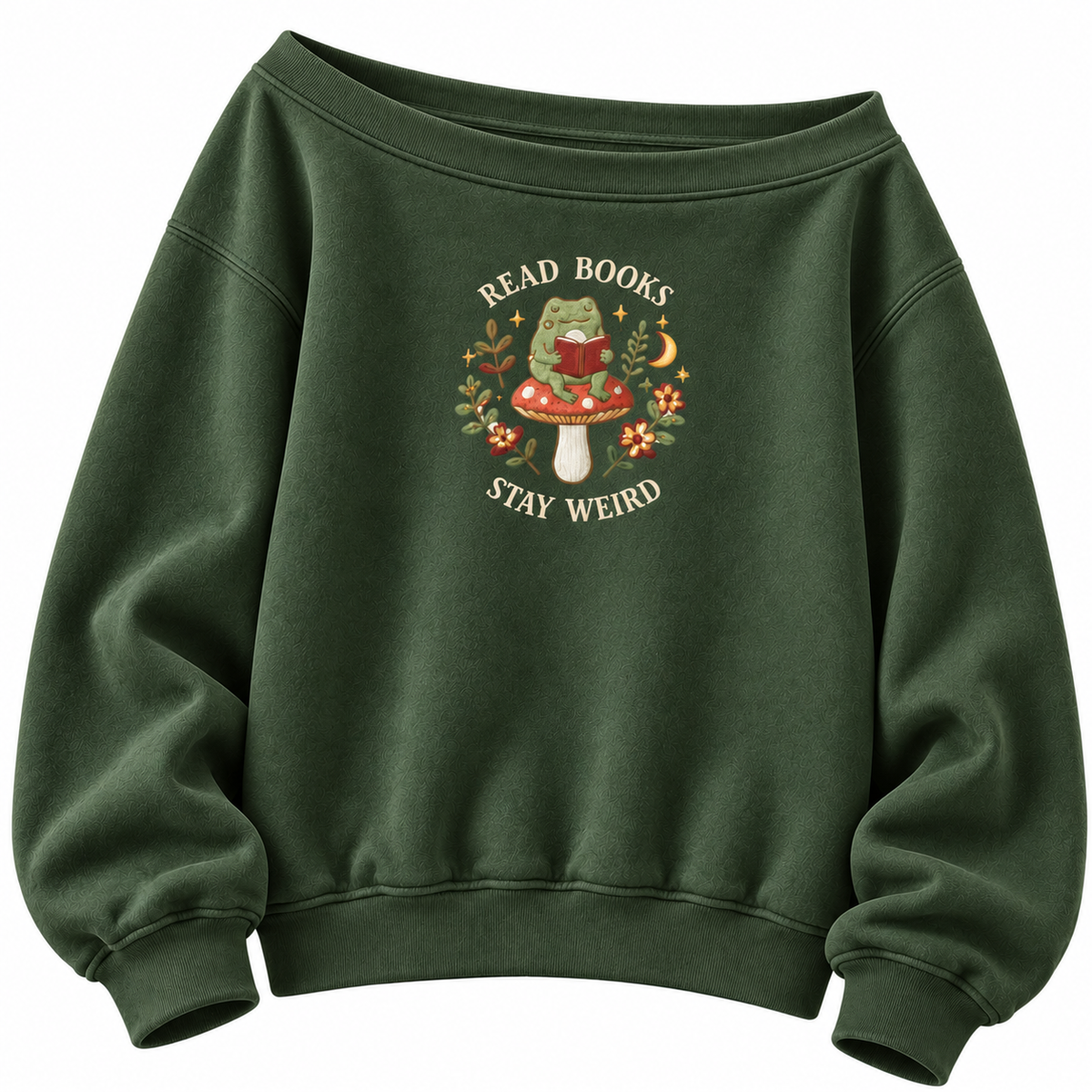 Read Books Stay Weird Sweatshirt