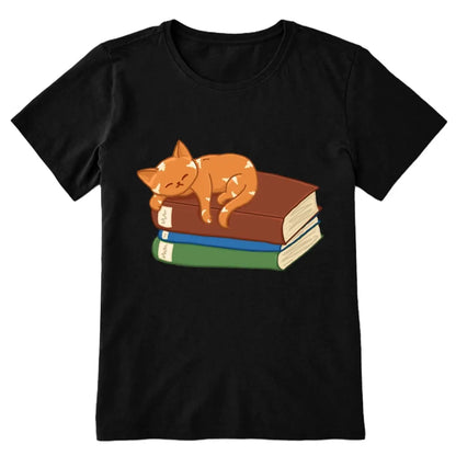 Orange Book Cat Unisex Classic T-shirt