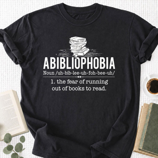 Abibliophobia Unisex T-Shirt