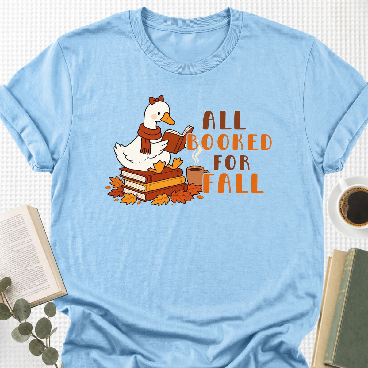 All Booked For Fall Goose Unisex T-Shirt