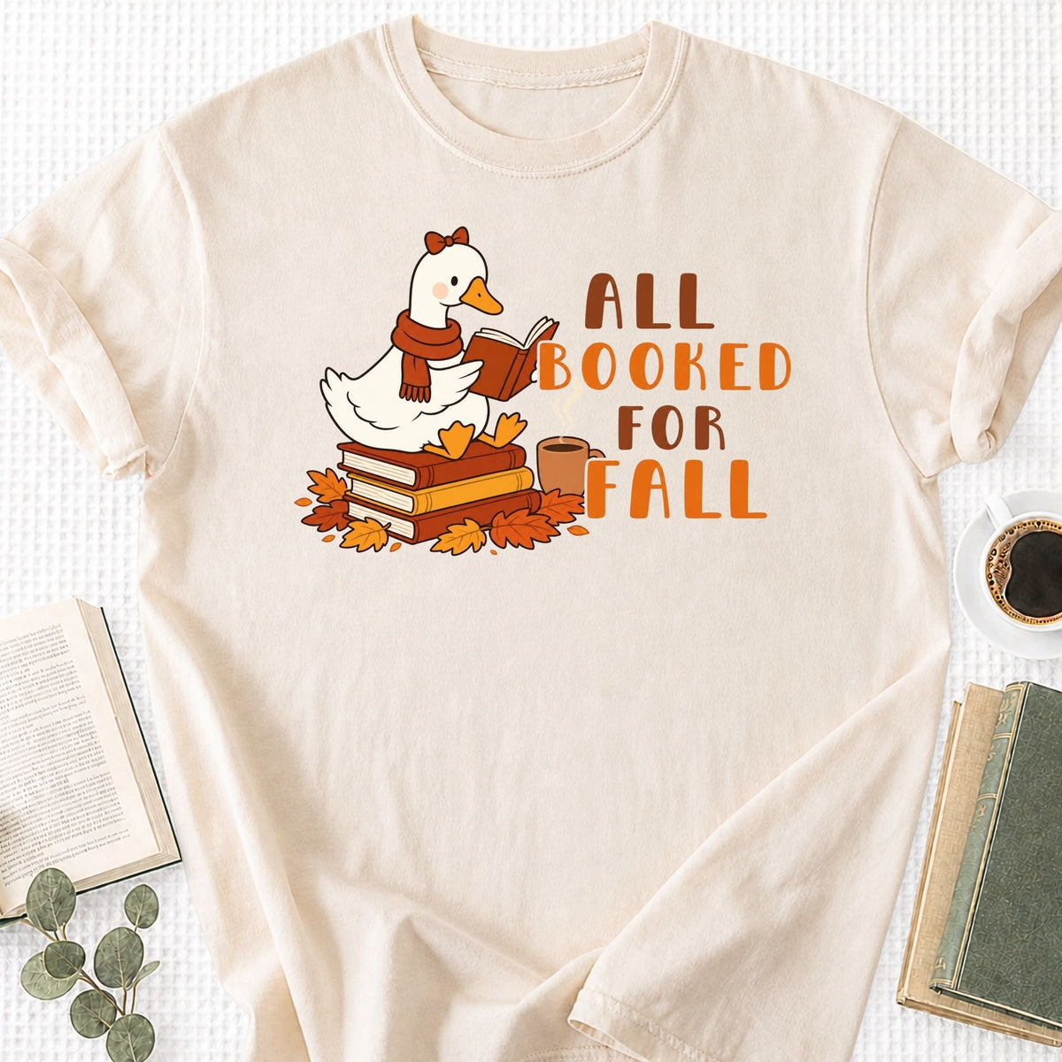 All Booked For Fall Goose Unisex T-Shirt