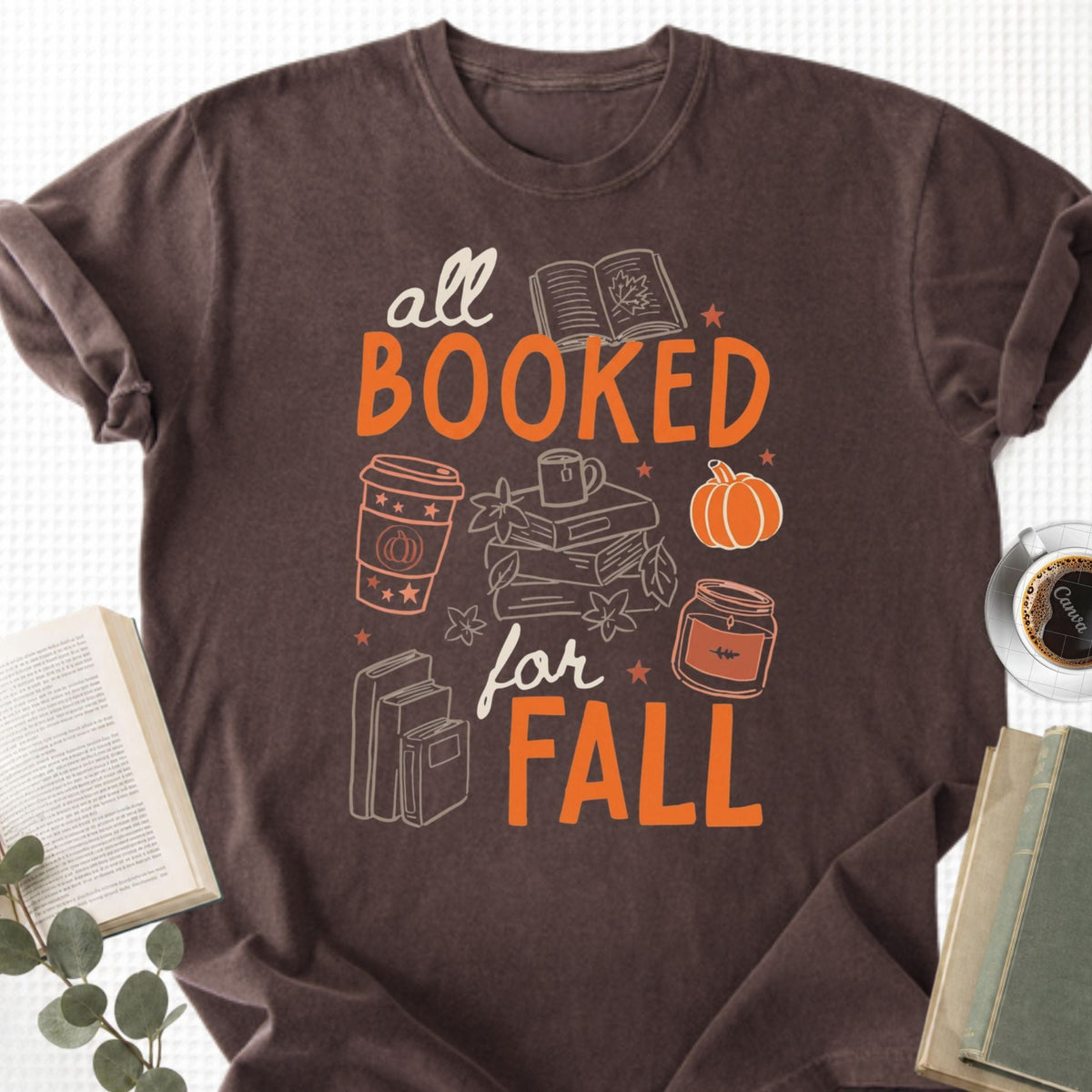 All Booked for Fall Unisex T-Shirt