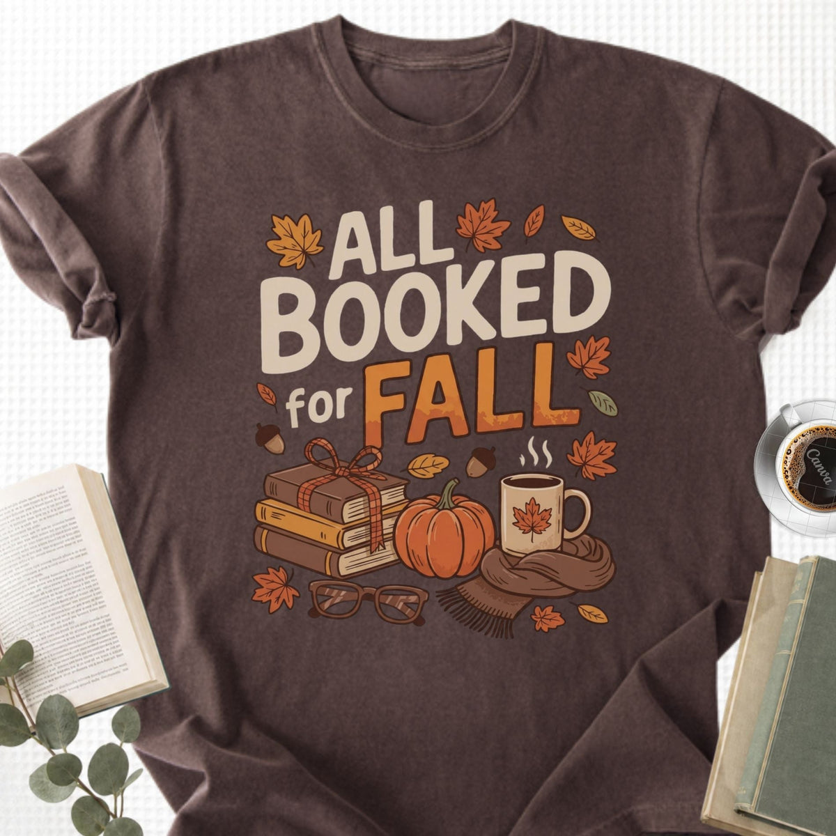 All Booked for Fall Unisex T-Shirt