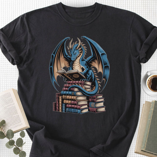 Book Dragon Fantasy Unisex T-Shirt