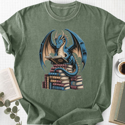 Book Dragon Fantasy Unisex T-Shirt