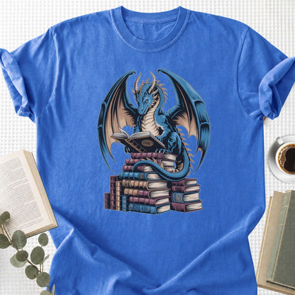 Book Dragon Fantasy Unisex T-Shirt