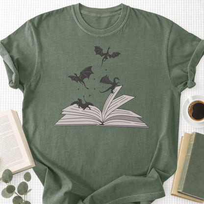 Book Dragon Unisex T-Shirt