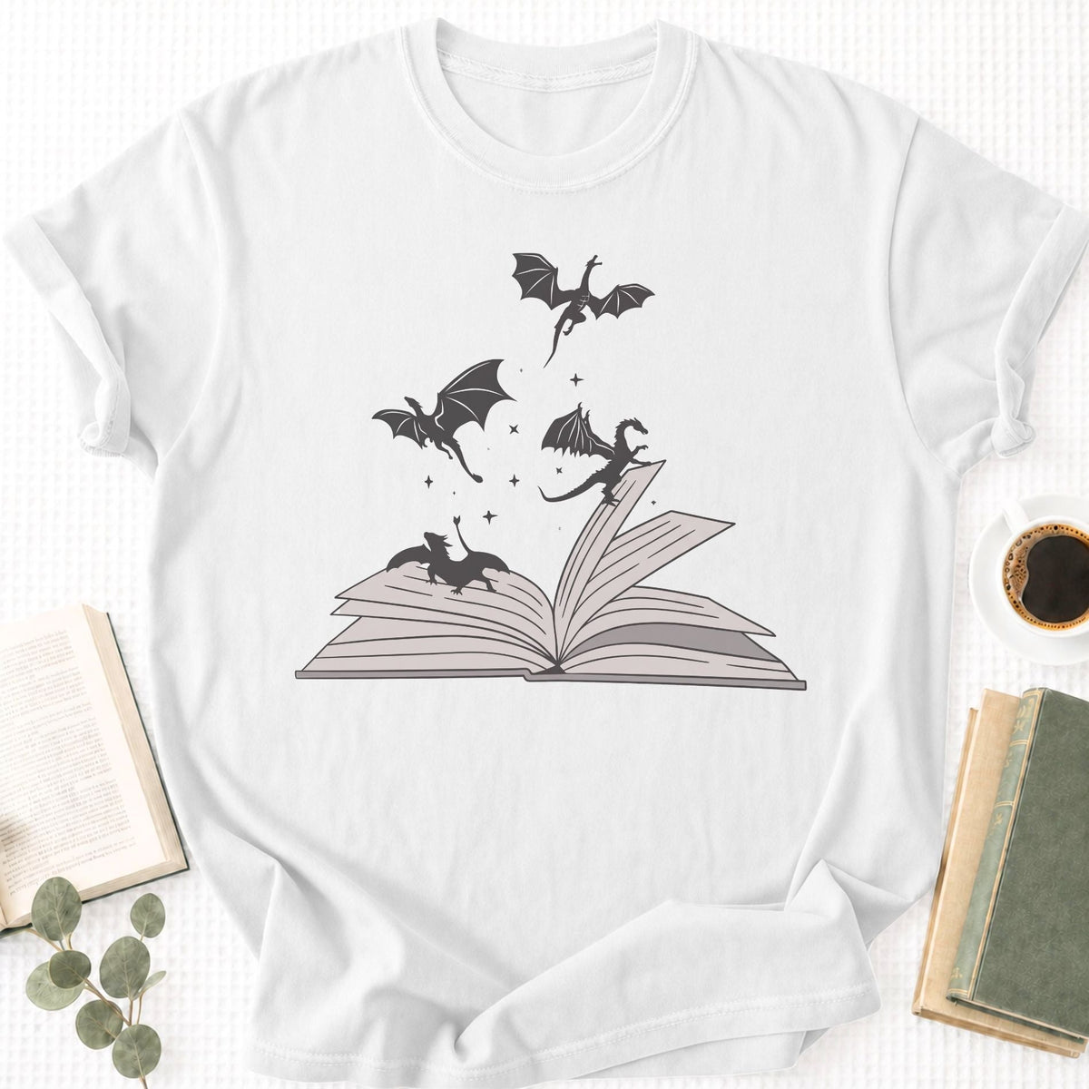 Book Dragon Unisex T-Shirt