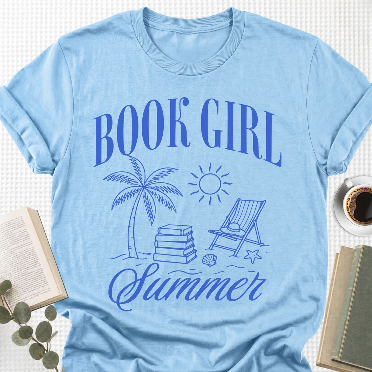 Book Girl Summer Unisex T-Shirt