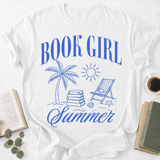 Book Girl Summer Unisex T-Shirt
