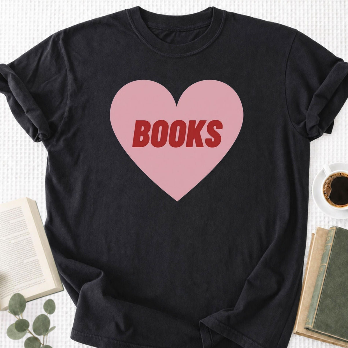 Book Heart Unisex T-Shirt
