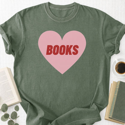 Book Heart Unisex T-Shirt