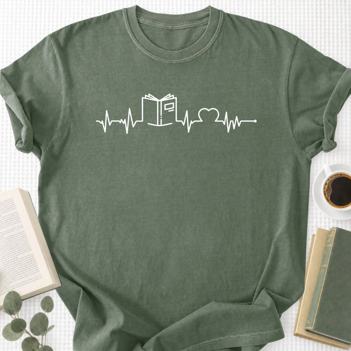 Book in a Heartbeat Unisex T-Shirt