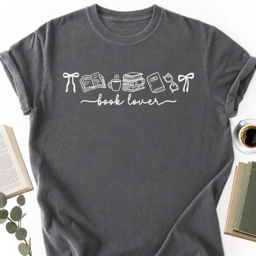 Book Lover Coquette Unisex T-Shirt, Bookish Gift for Women
