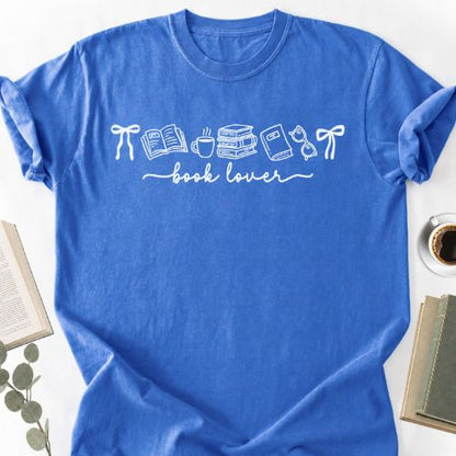 Book Lover Coquette Unisex T-Shirt, Bookish Gift for Women