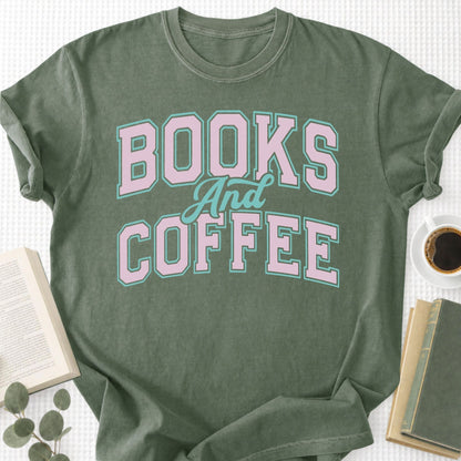 Books and Coffee Unisex T-Shirt