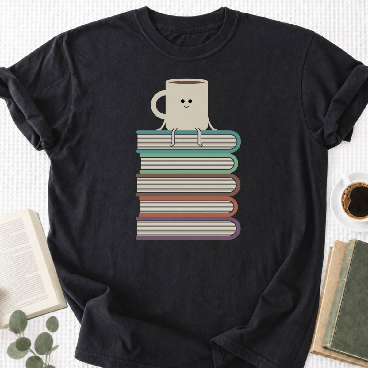 Books and Coffee Unisex T-Shirt