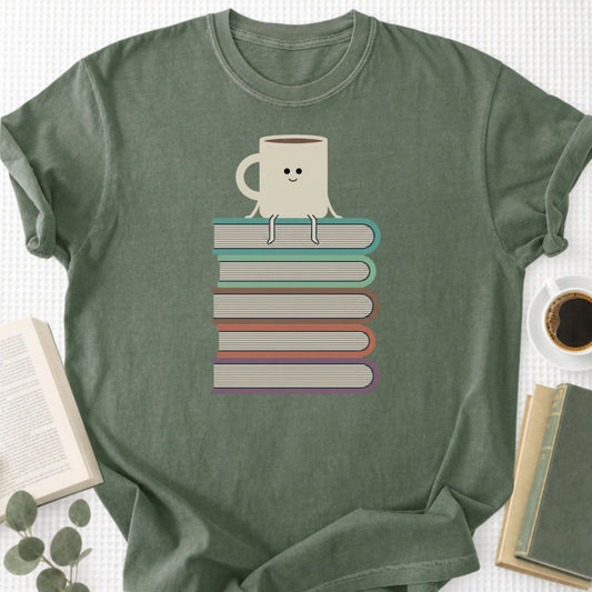 Books and Coffee Unisex T-Shirt