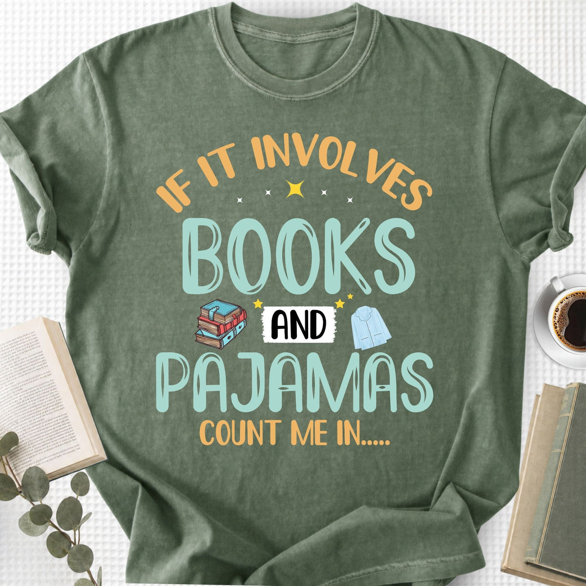 Books And Pajamas Unisex T-Shirt