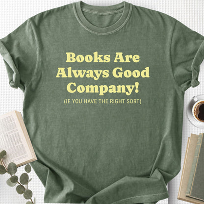 Books Are Always Good Company Unisex T-Shirt