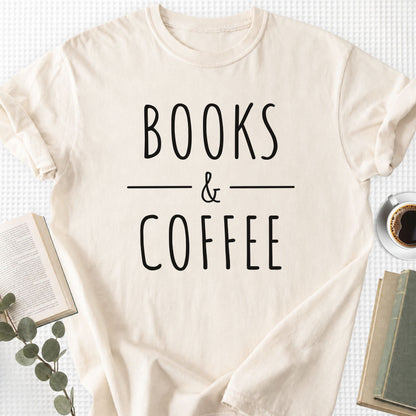 Books & Coffee Unisex T-Shirt