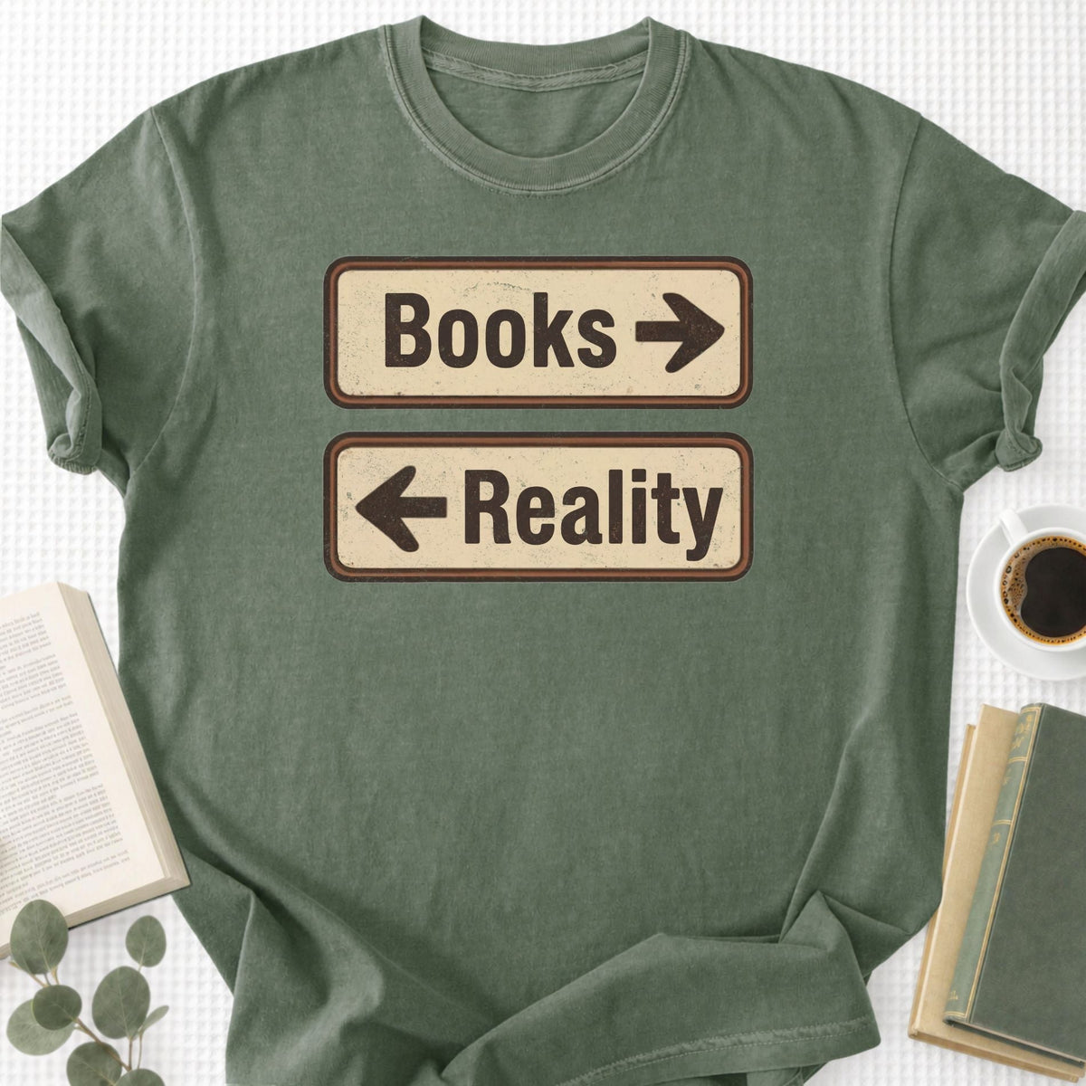 Books or Reality Unisex T-Shirt