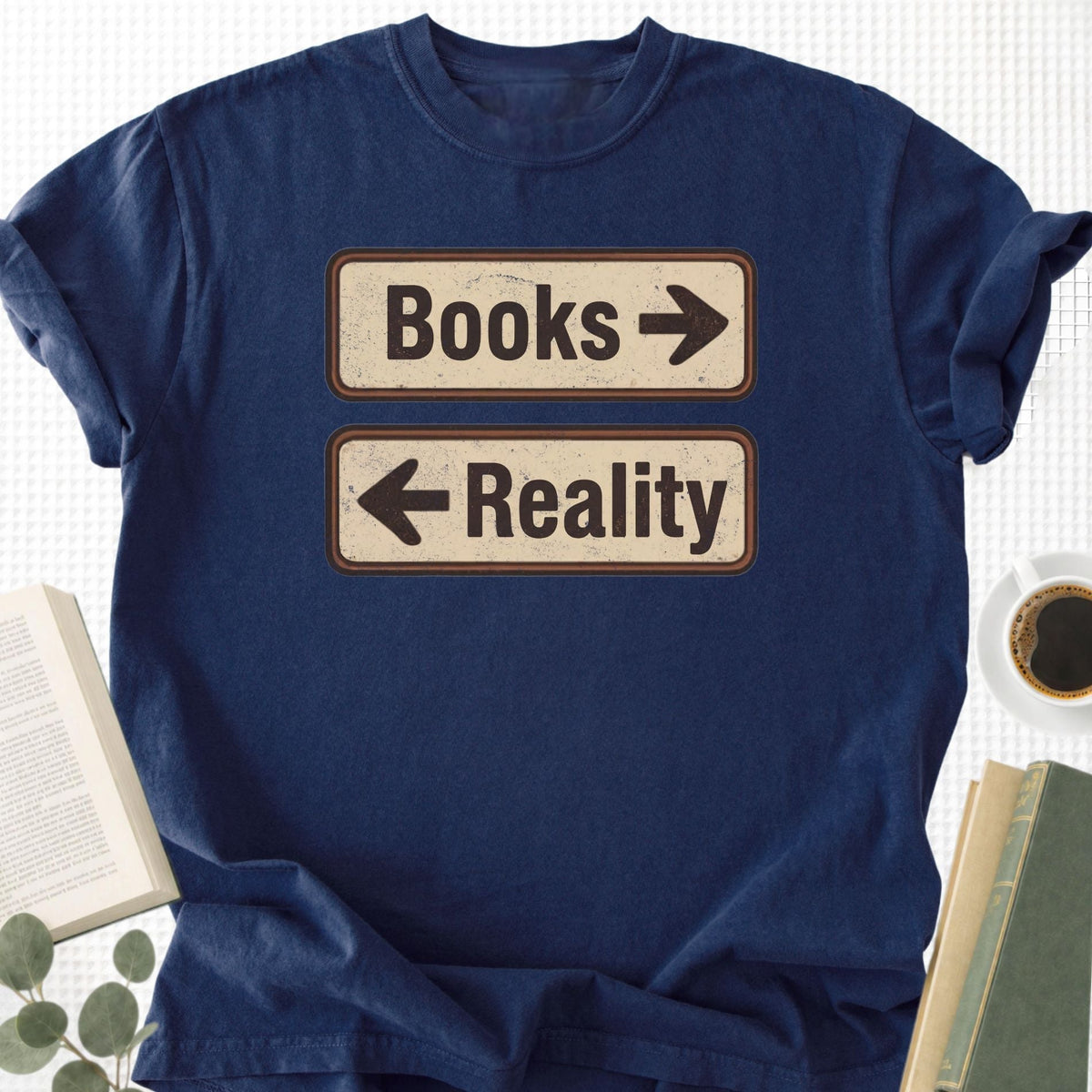 Books or Reality Unisex T-Shirt