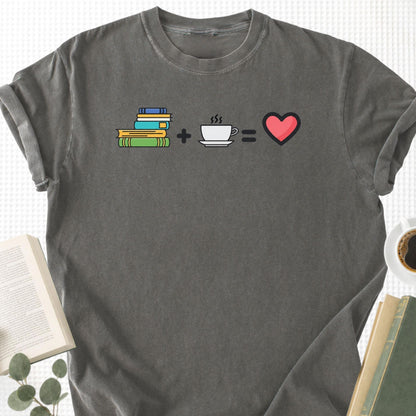 Books Plus Coffee Unisex T-Shirt