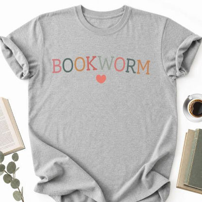 Bookworm Retro Unisex T-Shirt, Bookish Tee Gift