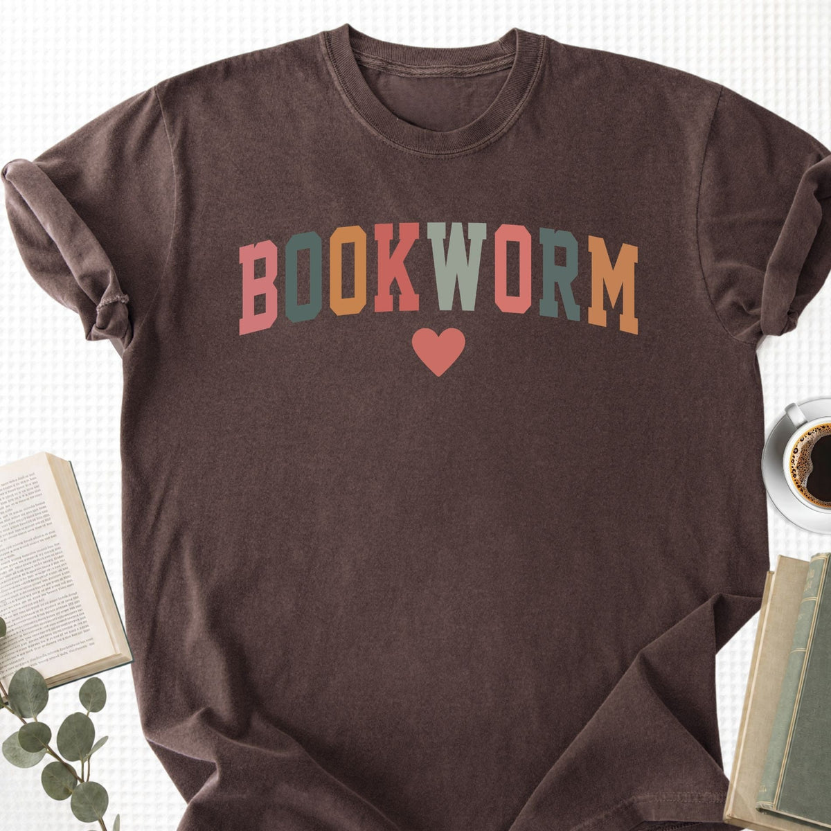 Bookworm Varsity Unisex T-Shirt, Book Lover Tee Gift